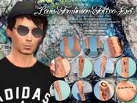 LiliSimmer's Louis Tomlinson Tatoo Set