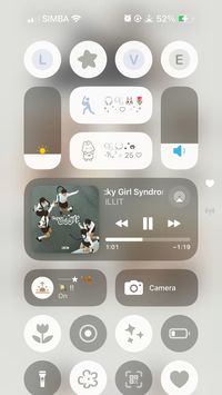 #ios18 #controlcenter #iphone #aesthetic #illit #kpop #homescreen #ideas #beige #blue #phone #jellyfishzsn