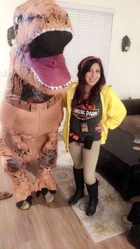 Jurassic park. couple costumes.