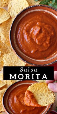 This Salsa Morita recipe has the BEST flavor! Smokey, spicy, and easy to make. It’s so much better than anything you can buy at a store. Grab some chips, and dig in!