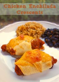 Chicken Enchilada Crescents | Plain Chicken