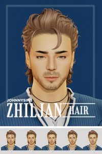 Elevate your Sims’ style with this stunning male hair CC from number 2bb on the Sims 4 CC download list! Featuring a chic swept-back design with natural waves and soft volume, it’s ideal for casual or polished looks. With multiple versions (V1, V2, V3) to choose from, your male Sims will always look effortlessly stylish. I’ve added this to my game, and it’s a must-have for any Sims 4 male CC folder.