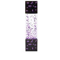 Level up your room by adding your own personal gateway to another world with this Minecraft Nether Portal Glitter Light. Magnets inside this retro-style mood light create a whirlpool effect that makes the glitter spin and sparkle. This glitter-filled motion effect offers Minecraft gamers a mesmerizing impression at birthday parties or in gaming spaces. You really can relax and bask in the glow of this LED light since there's never any danger from zombified piglins with this Nether Portal. Plus,