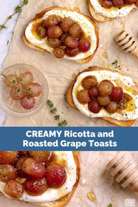 ordairy.org    ODC Recipes  Save ordairy.org Creamy Ricotta and Roasted Grape Toast Oregon Dairy Council avatar link Oregon Dairy Council Visit site Imagine warm, buttery toast topped with a dreamy ricotta and labneh whipped together, creating the perfect creamy base. Add a pop of sweetness with roasted grapes and a zing of lemon zest, and you’ve got a snack or breakfast that’s as easy as it is indulgent. This toast is about to be your new morning go-to!