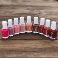 @Essie Rocky Rose Collection. With 9 beautiful colors, this collection is the perfect Summer to Fall transition. We have pink, peach,…