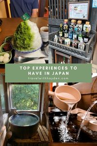 Japan is such a fascinating destination with many unique experiences that come with it. Don’t miss these amazing and unique experiences that you can only do while visiting Japan! From tea ceremonies to onsen baths to sake and food tours, there is so much to experience in this amazing country! #japantravel #japantrip #traveltips #travelguide