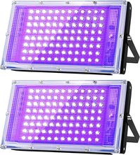 Store New Arrivals Add to Favorite View Feedback Contact 100W LED UV Black Light, Powerful UV Spotlight, IP66, 395Nm UV Lamp for Christmas, Halloween Glow Party(2 Packs) Description Item model number CW-G8881000 Light Source Type Light Emitting Diode Style Modern Voltage 110 Volts Item Package Quantity 2 Bulb Base Wedge Color Ultra Violet Part Number CW-G8881000 Material Aluminum, Polyacrylate Country of Origin China Batteries Required? No Package Dimensions 10.63 x 8.15 x 2.52 inches Item Weigh