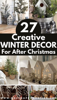 After Christmas, I love transitioning to cozy winter decor that keeps my space warm and inviting! Think soft, neutral tones like whites, grays, and warm taupes with lots of texture—think chunky knit blankets, faux fur pillows, and wood accents. I like adding touches like pinecones, branches in vases, and candles for a natural vibe that’s still seasonal but not holiday-specific. A simple evergreen wreath or some fairy lights also keep that cozy winter feel alive without it screaming Christmas.