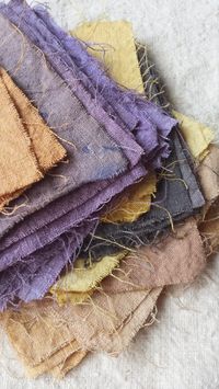 natural dyed linen