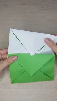 An Envelope Made from a Piece of Paper - Origami - CRAFTMANIA #origami #paperenvelope #easydiy #recycling #diy #craft #handmade #craftmania #craftsfromwaste