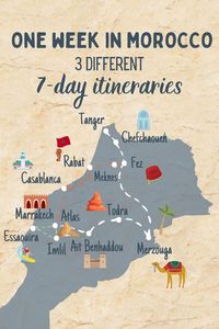 7 days in Morocco Itinerary: 3 amazing one-week trips · The Global Wizards - Travel Blog