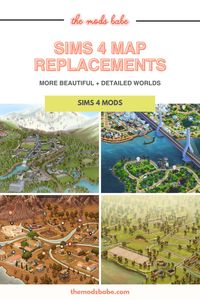 After playing the sims 4 for so many years, the standard maps start to get tiring to look at. And just like curating your loading screen and CAS backgrounds to fit the vibe of your gameplay, maps are…