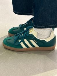 green adidas sambas