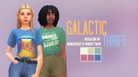 ridgeport: “simgeekster: “ galactic thrift tops so I recolored @ridgeport‘s thrift tops (basically because i’m obsessed with everything margarita does). it’s a galactic, space-y theme and sort of nerdy I guess?? it also has 6 plain colors from the...