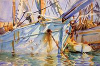 John Singer Sargent, In a Levantine Port, 1906