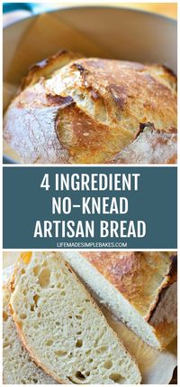 4 Ingredient Artisan Bread Recipe