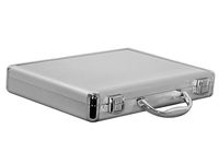 Amazon.com: Aluminum Portfolio Case 12x9x2 Inch | Durable Silver Briefcase with Plywood Construction | Lightweight, Secure Locking for Documents, Photography | Travel-Friendly, Professional Carry Case : Electronics