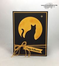 Stampin’ Up! Spooky Cat Halloween Moon | Stamps – n - Lingers