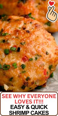 These shrimp cakes are a seafood lover's dream, perfect for appetizers or a main dish.