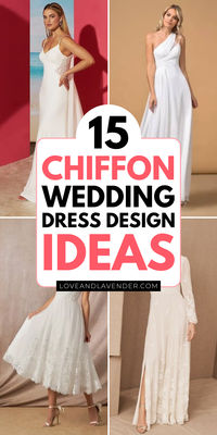 Embrace your ethereal side with these 15 chiffon wedding dress ideas that flow with romance and grace 💫👗 Perfect for a dreamy bridal look! #ChiffonWeddingDress #BridalInspo. Save your favorite now!