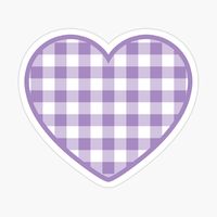 Get my art printed on awesome products. Support me at Redbubble #RBandME: https://www.redbubble.com/i/sticker/Purple-Gingham-Pattern-by-Ayoub14/106120733.JCQM3?asc=u