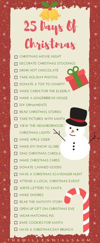 25 Days of Christmas - Holiday Traditions Your Family Will Love