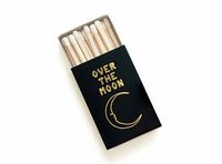 Over the Moon Matchbox. Starry Night Decor. Unique Celestial