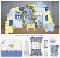 Amalfi Essence: Lemon-Inspired Design Kit – Maquette Party