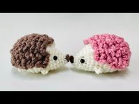 Crochet Mini Hedgehog - YouTube