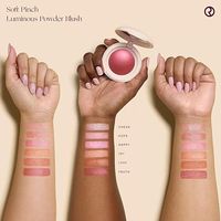 Rare Beauty by Selena Gomez Soft Pinch Luminous Powder Blush - Hope (nude mauve) 0.098 oz / 2.8 g - A lightweight glowy blush with buildable, seamless, and silky color to keep you beaming all day.