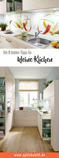 Die 8 besten Tipps für kleine Küchen  #besten #kleine #kuchen #tipps #wohnesszimmerküche