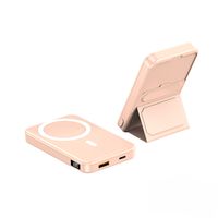 Power Bank MagSafe com Suporte Dobrável 10000mah Sem dores de cabeça com tomadas e cabos, um super carregador portátil Melhor carregador por indução que você vai ter Fácil uso, uma bateria poderosa de 10000mAh com suporte e muito mais Use de mil maneiras Fique livre de tomadas e cabos para carregar seu celular, carregue em qualquer lugar e hora Carrega na vertical e horizontal Seu suporte é extremamente útil, assista series, filmes e muito mais enquanto seu celular carrega com segurança Tecnolog