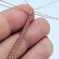 Wire Art Tutorials | A remake of my favorite braid where I show you how to start it. It’s important that you take 2 wires of the same length, then you hold them... | Instagram