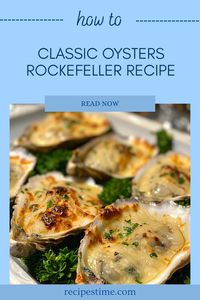 Wanna impress your guests with a delicious dish? Try out this classic Oysters Rockefeller recipe that brings rich flavors and gourmet cooking to your home kitchen. Loaded with sautéed spinach, herbs, and topped with crispy breadcrumbs, these tasty oysters will be a hit at your next dinner party