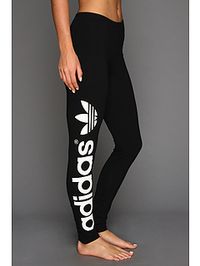 adidas Originals Trefoil Legging Black/White - Zappos.com Free Shipping BOTH Ways. for running.