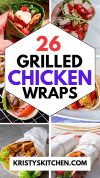 Grilled chicken wraps often get overlooked, but they’re much more than just a quick meal option. They’re versatile, satisfying, and full of flavor.

That’s why I’ve rounded up 26 of the best grilled chicken wrap recipes to add some excitement to your routine.