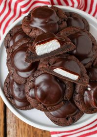 Chocolate Covered Marshmallow Cookies