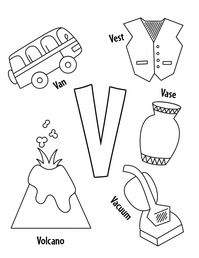 FREE Letter V Worksheets for Preschool ⋆ The Hollydog Blog