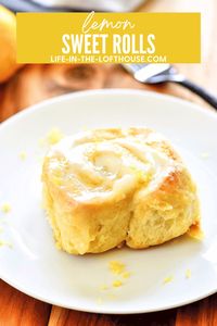 Sticky Lemon Rolls with Lemon Cream Cheese Glaze