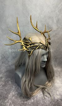 Sylvan Antler Crown - Etsy