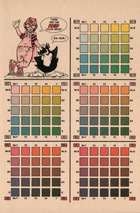 CMY OK - Eclipse Comics Color Chart 1983 | Wow Cool