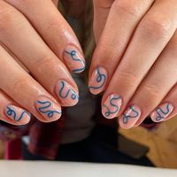 🌀 Painting squiggles is lots of fun 🌀 *Phase 1* #swirlynails #nailinspo #nailideas #mcrnails #manchesternails #nailart #nailitdaily… | Instagram