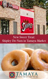 Sweet treats are coming to the Tamaya Market shopping area. That’s right! Tamaya residents soon can stock up on healthy groceries at Sprouts Farmers Market, then cross the parking lot for a sugary splurge at Shipley Do-Nuts in Tamaya Market.