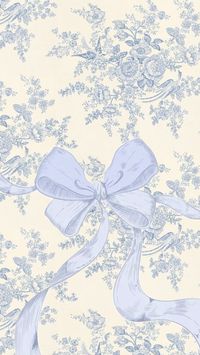 Blue coquette bow