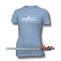 1965 AC Shelby Cobra 427 SC Women T-Shirt - Spotlights  Refined and stylish, it is a perfect way to show your passion for truly legendary car.  Available in  Black   Chocolate  Light Pink  Hot Pink  City Green  Light Blue  Steel Blue  Navy Blue and in S  M  L  XL  2XL sizes.  US  American  Car  Automotive  Classic  Vintage  Muscle  Sport   Legend Lines  Men  Man  Father  Husband  Dad  Son  Grandpa  Friend  Driver  Collector   Racer  Mechanic  Gift  Christmas  Birthday