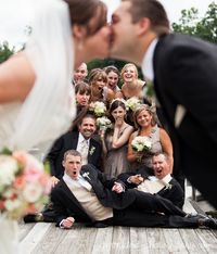 cute bridal party picture