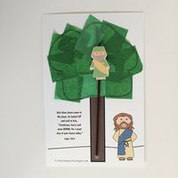 faith sprouts: Jesus Changed Zacchaeus' Heart Printables in Documents as Zaccheus_B&W AND Zaccheus_Color