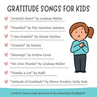 Songs about GRATITUDE for Kids