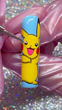 ⚡️💛PIKACHU TUTORIAL!💛⚡️⁣  • Save this and try in your next nail design!🙂⁣⁣  • Hope this helps! Using everything from NAILZBYDEV✨⁣⁣  • ⁣⁣  • ⚡️⚡️𝐩𝐫𝐨𝐝𝐮𝐜𝐭𝐬 𝐮𝐬𝐞𝐝::⁣⁣  • hella cute liner brush⁣  • 9 mm liner brush⁣  • LEMON FREEZE gel polish⁣  • liner gels: baddest black, level up white, oops I did it again⁣  • shading gel- black⁣  • TOTALLY BUGGIN jelly⁣  • matte top coat⁣  • BE MY LOVER gel color⁣  • RAVE GIRL gel color⁣  • ✨⚡️use dc 𝐃𝐄𝐕 to save⚡️✨⁣  • ⁣⁣  • 💙⚡️#pokemon #pokemonnails #pokemonart #nailarttutorial #nailtutorial #nailtutorials #gelnailart #naildesign #pikachunails #nailzbydev #nailvideos #nailartvideos #nailreels ⚡️💙