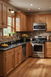 Amazing Countertop Colors for Honey Oak Cabinets - West Magnolia Charm